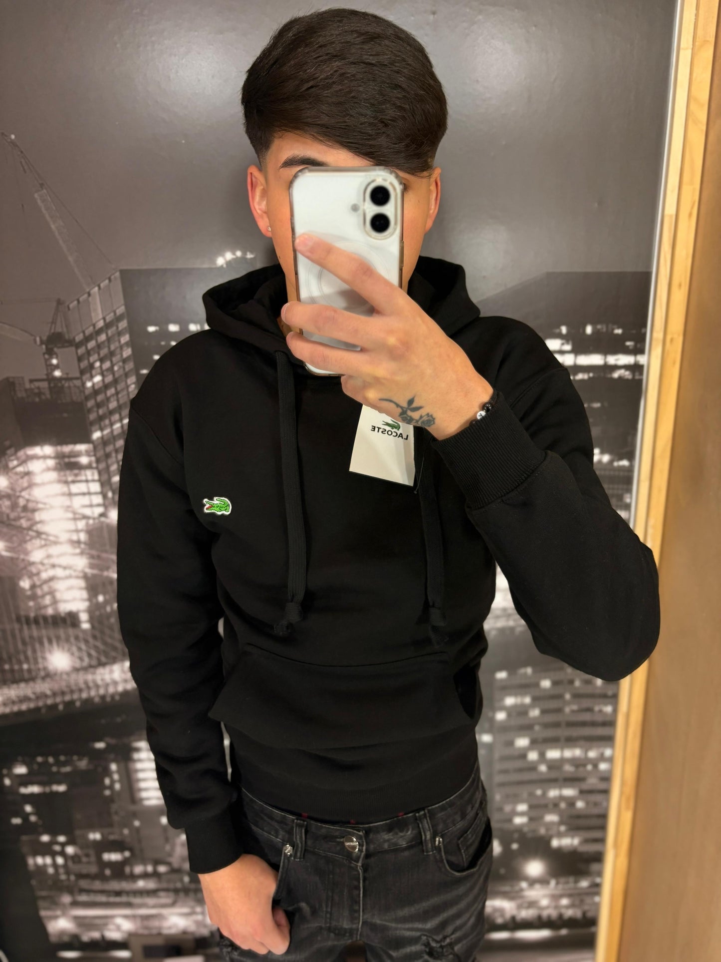 Poleron Lacoste Negro