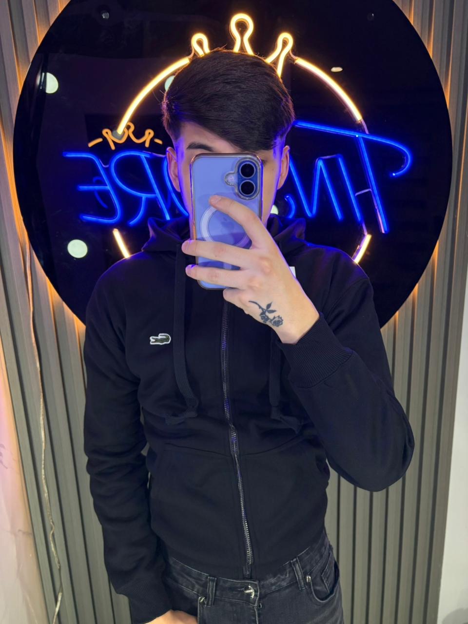 Polerón Con Cierre Lacoste