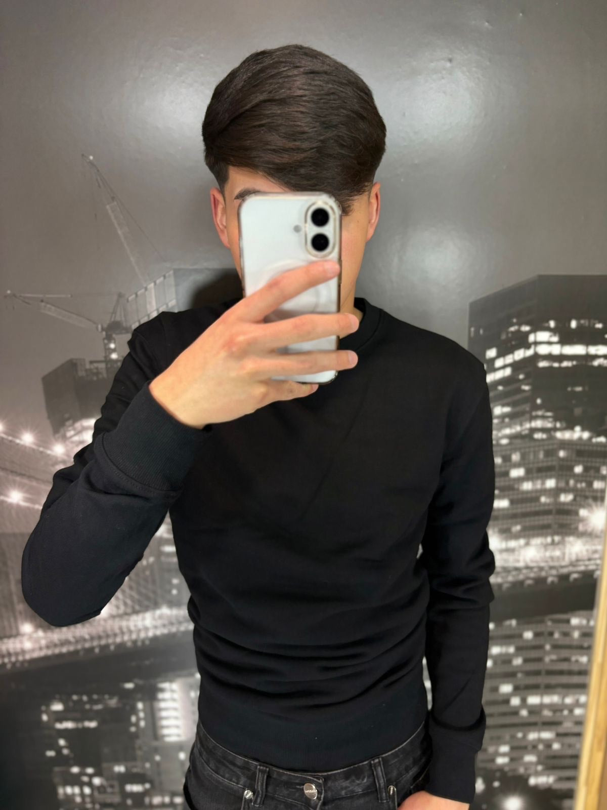 Polerón Con Cuello Redondo Style Zara