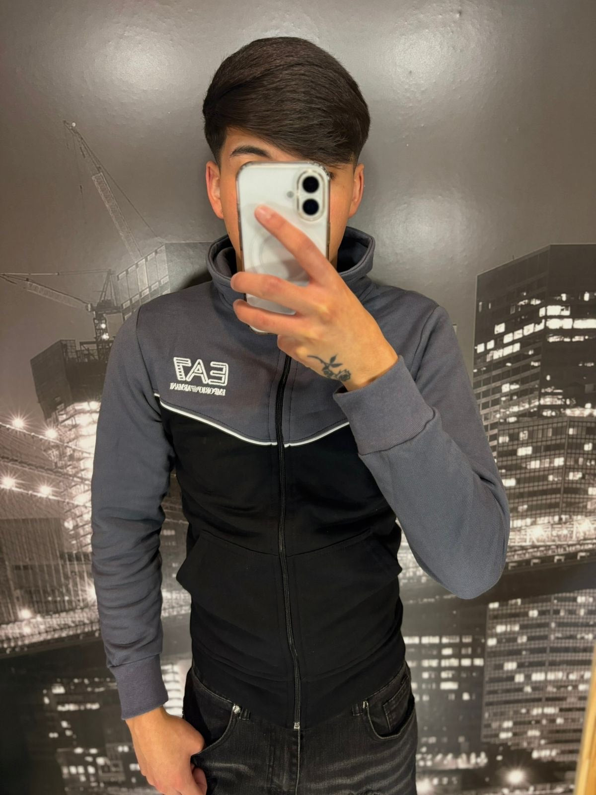 Polerón EA7 Con Cuello